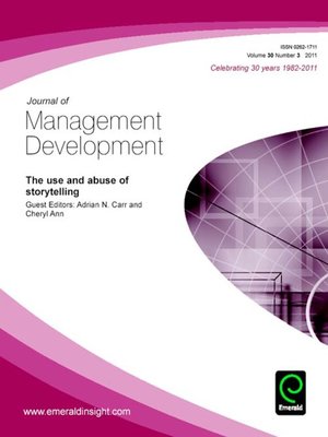 cover image of Journal of Management Development, Volume 30, Issue 3